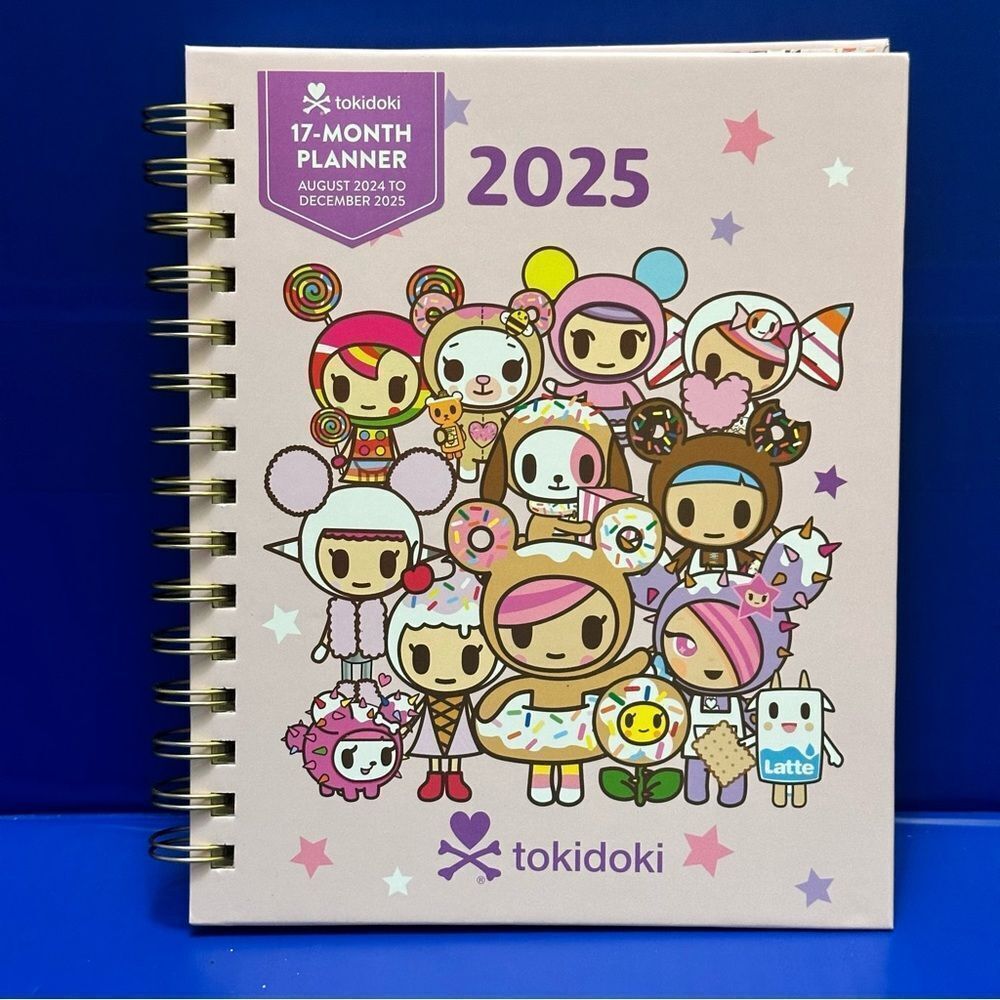 Tokidoki 2025 Planner Latte and Friends
